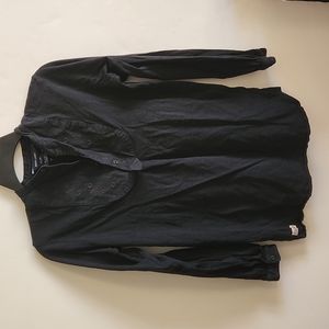 Ralph Lauren Black Buttoned Top